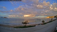 Archiv Foto Webcam Korfu - Blick auf den Strand bei Arillas 06:00