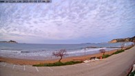 Archiv Foto Webcam Korfu - Blick auf den Strand bei Arillas 05:00