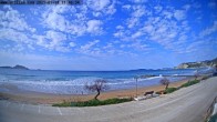 Archiv Foto Webcam Korfu - Blick auf den Strand bei Arillas 09:00