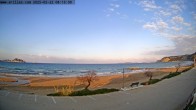 Archiv Foto Webcam Korfu - Blick auf den Strand bei Arillas 06:00