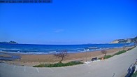 Archiv Foto Webcam Korfu - Blick auf den Strand bei Arillas 07:00