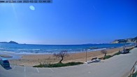 Archiv Foto Webcam Korfu - Blick auf den Strand bei Arillas 11:00