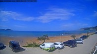 Archiv Foto Webcam Korfu - Blick auf den Strand bei Arillas 09:00