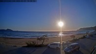 Archiv Foto Webcam Korfu - Blick auf den Strand bei Arillas 17:00
