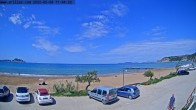 Archiv Foto Webcam Korfu - Blick auf den Strand bei Arillas 09:00