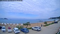 Archiv Foto Webcam Korfu - Blick auf den Strand bei Arillas 02:00