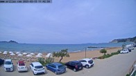 Archiv Foto Webcam Korfu - Blick auf den Strand bei Arillas 04:00