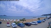 Archiv Foto Webcam Korfu - Blick auf den Strand bei Arillas 06:00