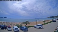 Archiv Foto Webcam Korfu - Blick auf den Strand bei Arillas 08:00