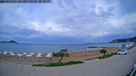 Archived image Webcam Corfu - Arillas Beach 06:00