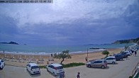 Archived image Webcam Corfu - Arillas Beach 13:00