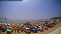 Archived image Webcam Corfu - Arillas Beach 13:00