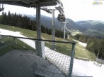 Archiv Foto Webcam Blick von der Mittelstation der Jennerbahn 09:00