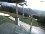 Archiv Foto Webcam Blick von der Mittelstation der Jennerbahn 19:00