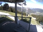 Archiv Foto Webcam Blick von der Mittelstation der Jennerbahn 09:00