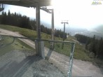 Archiv Foto Webcam Blick von der Mittelstation der Jennerbahn 17:00