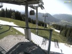 Archiv Foto Webcam Blick von der Mittelstation der Jennerbahn 13:00