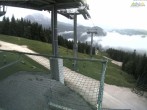 Archiv Foto Webcam Blick von der Mittelstation der Jennerbahn 19:00