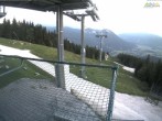Archiv Foto Webcam Blick von der Mittelstation der Jennerbahn 04:00