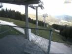 Archiv Foto Webcam Blick von der Mittelstation der Jennerbahn 06:00
