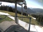 Archiv Foto Webcam Blick von der Mittelstation der Jennerbahn 13:00