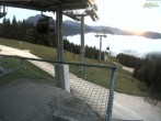 Archiv Foto Webcam Blick von der Mittelstation der Jennerbahn 19:00