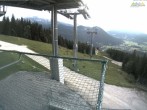 Archiv Foto Webcam Blick von der Mittelstation der Jennerbahn 17:00