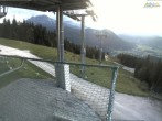 Archiv Foto Webcam Blick von der Mittelstation der Jennerbahn 19:00