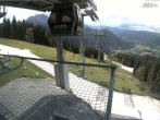 Archiv Foto Webcam Blick von der Mittelstation der Jennerbahn 13:00
