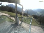 Archiv Foto Webcam Blick von der Mittelstation der Jennerbahn 17:00