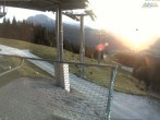Archiv Foto Webcam Blick von der Mittelstation der Jennerbahn 19:00