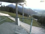 Archiv Foto Webcam Blick von der Mittelstation der Jennerbahn 19:00