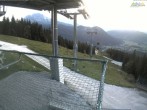 Archiv Foto Webcam Blick von der Mittelstation der Jennerbahn 19:00