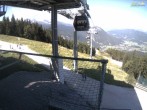 Archiv Foto Webcam Blick von der Mittelstation der Jennerbahn 09:00