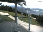 Archiv Foto Webcam Blick von der Mittelstation der Jennerbahn 17:00