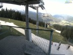 Archiv Foto Webcam Blick von der Mittelstation der Jennerbahn 09:00