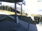 Archiv Foto Webcam Blick von der Mittelstation der Jennerbahn 08:00