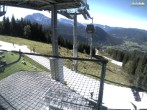 Archiv Foto Webcam Blick von der Mittelstation der Jennerbahn 13:00