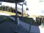 Archiv Foto Webcam Blick von der Mittelstation der Jennerbahn 08:00