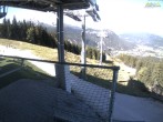 Archiv Foto Webcam Blick von der Mittelstation der Jennerbahn 09:00