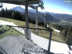 Archiv Foto Webcam Blick von der Mittelstation der Jennerbahn 13:00