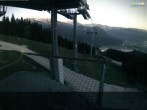 Archiv Foto Webcam Blick von der Mittelstation der Jennerbahn 05:00