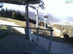 Archiv Foto Webcam Blick von der Mittelstation der Jennerbahn 09:00