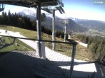Archiv Foto Webcam Blick von der Mittelstation der Jennerbahn 11:00
