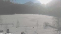 Archived image Webcam Oberstdorf: Freibergsee Sunbathing Area 13:00