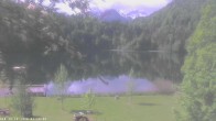 Archived image Webcam Oberstdorf: Freibergsee Sunbathing Area 09:00