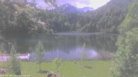 Archived image Webcam Oberstdorf: Freibergsee Sunbathing Area 11:00