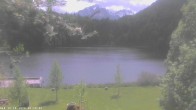 Archived image Webcam Oberstdorf: Freibergsee Sunbathing Area 13:00