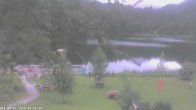 Archived image Webcam Oberstdorf: Freibergsee Sunbathing Area 13:00