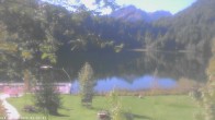 Archived image Webcam Oberstdorf: Freibergsee Sunbathing Area 09:00